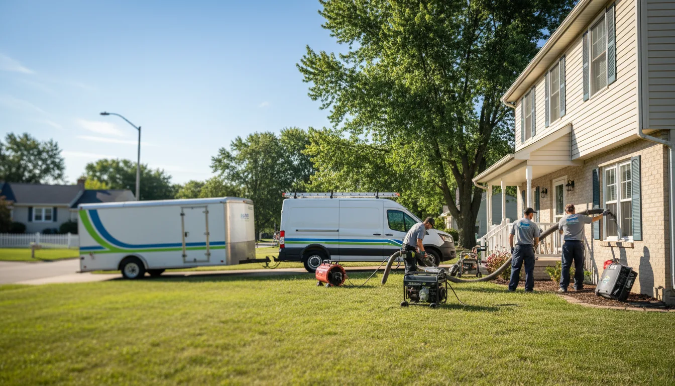 Flooded Basement Restoration And Cleanup With Repair in Eldon, IA near me